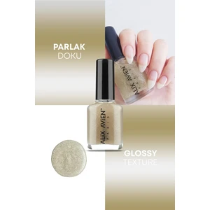 Alix Avien Simli Gold Oje 36- Yüksek Pigmentli Uzun Süreli Kalıcılık Hızlı Kuruma - Nail Lacquer 36