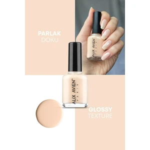 Alix Avien Krem Rengi Oje 06 - Yüksek Pigmentli Uzun Süreli Kalıcılık Hızlı Kuruma - Nail Lacquer 06