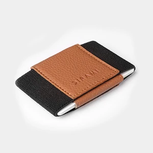 Minimal Deri Cüzdan Kartlık - Taba
