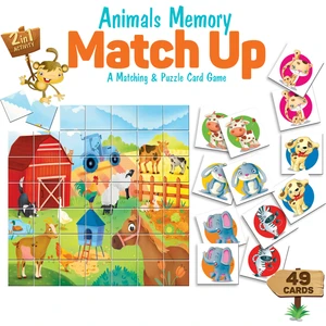 Circle Toys Animals Memory Match Up