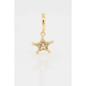 By Zeyna Aksesuar Kadın Kendi Tarzını Oluştur Zirkon Taşlı Yıldız Figürlü 1 Adet Küpe