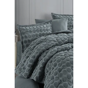 Nordqueen Wellsoft Jakarlı Çift Kişilik Uyku Seti Perle Gri