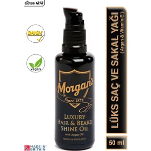 Morgan's Pomade Luxury Argan Hair & Beard Oil - Lüks Saç ve Sakal Argan Yağı 50 ml