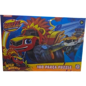 Laço Kids 100 Parça Lisanslı Blaze Puzzle 0487