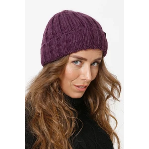 Tiftik Katlamalı Yıkamalı Triko Örgü Bere