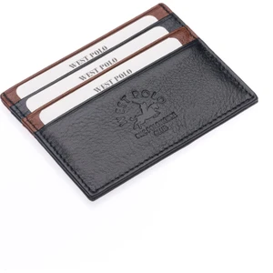 West Polo  Deri Bol Kartlıklı Unisex Kartlık WPT041