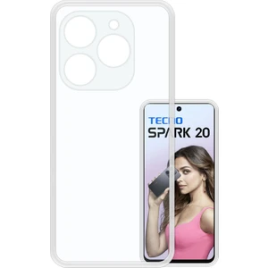 Tecno Spark 20 Kılıf Şeffaf Kamera Korumalı Esnek Yumuşak Silikon
