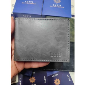 Crazy Deri Tipi Yatay Küçük Model Patsız Cüzdan