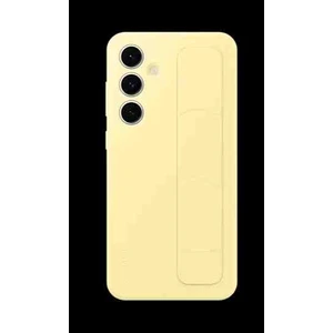 Samsung Galaxy S24FE Kordonlu & Standlı Silikon Kılıf - Sarı