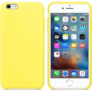 Piyasa Sepeti Apple iPhone 6 Plus Altı Açık Liquit Lansman Silikon Limon Sarısı