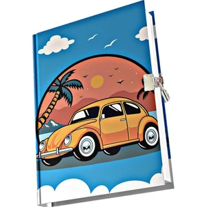 Kilitli Hatıra Günlük Anı Hediye Defteri Bambus Seri