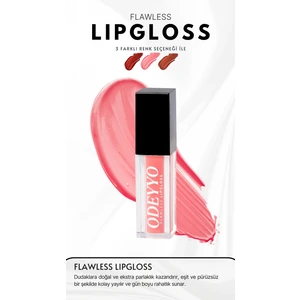 Flawless Lip Gloss – Glasgow Rengi, Pembe Işıltı, Hafif Ve Yapışmaz, Nefes Alan Formül