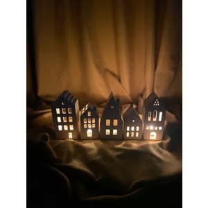 5'li Tealight Mumluk Ev