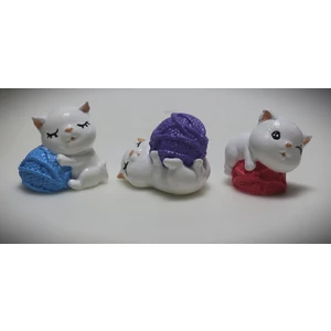 Tedi Sanat Kedi Biblo Dekoratif 3 Lü