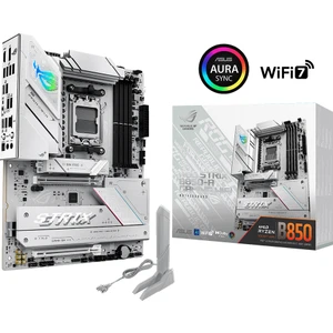 Rog Strıx B850-A Gamıng Wıfı Amd B850 Am5 Ddr5 8000 Dp HDMI 4x M2 Usb3.2 Gen 2x2 Wifi 7 + Bt Aura Rgb 2.5gbit Lan Atx