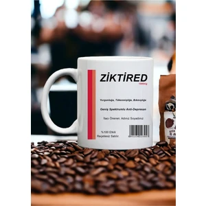 Hemşire, Doktor, Eczacı Ziktired Ilaç Kupa Kahve Bardak Komik Hediyelik