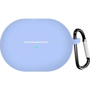 Huawei Freebuds Pro 4 Kılıf Askılı Mat Silikon Mavi