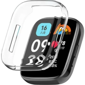 Xiaomi Redmi Watch 3 Active Uyumlu Tam Koruma Kasa ve Ekran Koruyucu Silikon Kılıf