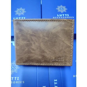 Crazy Deri Tipi Yatay Küçük Model Patsız Cüzdan