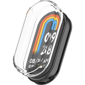 Xiaomi Smart Band 9 Mi Band 9 ile Uyumlu Kasa ve Ekran Koruyucu 360 Tam Koruma Silikon Kılıf