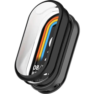 Xiaomi Smart Band 9 Mi Band 9 ile Uyumlu Kasa ve Ekran Koruyucu 360 Tam Koruma Silikon Kılıf