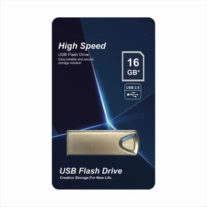16GB Metal 2.0 USB Flash Bellek