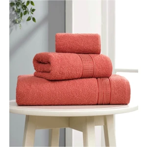 Mira Home 3 Parça Ekonomik Banyo Havlu Seti Pamuklu Ezgi