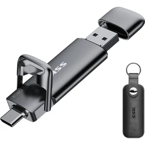 USB Typ-C -Harici Bellek 128 Gb, 550 Mb/s'ye Kadar Aşırı Hızlı USB Bellek