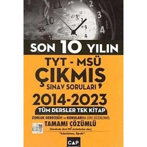 Çap Yayınları TYT MSÜ Son 10 Yılın Çıkmış Soruları