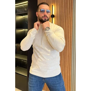 Mishar İtalia Erkek Desenli Triko Kazak