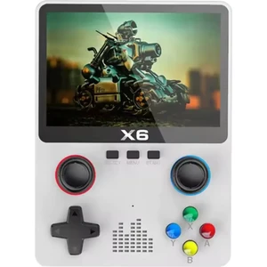 X6 Sub 3,5 Inç Hd Retro Mini Taşınabilir El Atari Klasik 10000 Oyun Konsolu Televizyon Atarisi