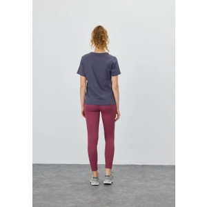 Kadın Marin Renk Basic T-Shirt