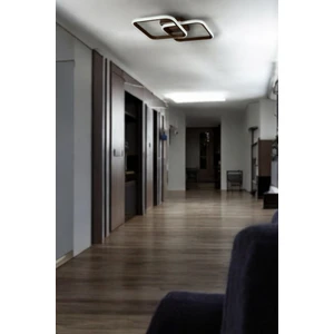 Kira Modern Tasarım Kahve Renk Salon Mutfak Hol Beyaz LED 2 Li Avize
