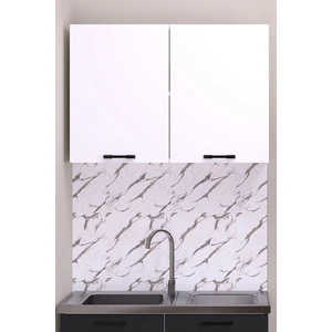 Fly Mobilya Eylül Mutfak Üst Modül Beyaz Suntalam 80 cm Modern Tasarım ve Fonksiyonel