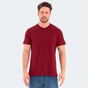 RIVALDO Erkek Tişört Bordo