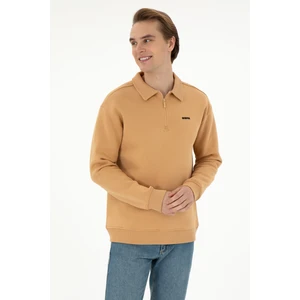 U.S. Polo Assn. Erkek Camel Sweatshirt 50298265-VR015