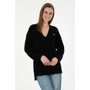 U.S. Polo Assn. Kadın Siyah Kazak /triko 50297120-VR046