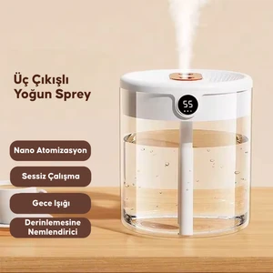 2 Litre Ultrasonic Otomatik Hava Nemlendirici Buhar Makinesi Oda Nemlendirici Aroma Difüzörü