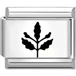 Steinless Steel Çelik Palamut Charm