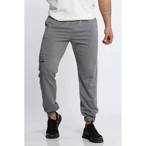 Mishar İtalia Erkek Bel ve Paça Lastikli Kargo Cepli Alt Eşofman