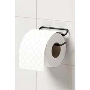 Yapışkanlı Tuvalet Kağıtlığı Tutacağı Askısı Mat Siyah Metal Tuvalet Kağıtlık Minimal Tasarım