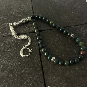 Sertifikalı Kan Taşı 6mm 33LÜK Doğal Taş Tesbih