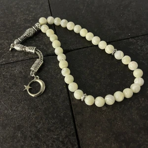 Sertifikalı Sedef 6mm 33LÜK Doğal Taş Tesbih