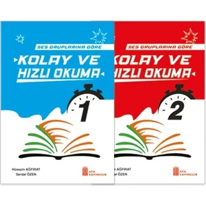 Ata Yayıncılık 1. Sınıf Ses Gruplarına Göre Kolay Ve Hızlı Okuma (2 Kitap)