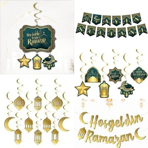 Ramazan Süsleri 5 Çeşit Farklı Süs Lüx Ramazan Set