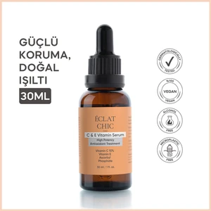 Eclat Chic C&E Aydınlatıcı ve Canlandırıcı Cilt Bakım Serumu (Sodium Ascorbyl Phosphate + Niacinamide)