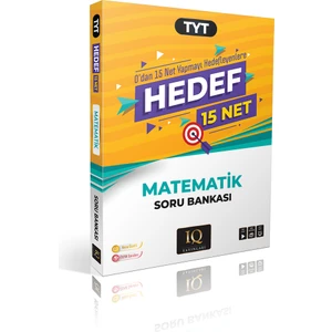 IQ Yayınları TYT Matematik Hedef 15 Soru Bankası