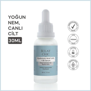 Eclat Chic Yoğun Nemlendirme ve Dolgunlaştırıcı Etkili Yenileyici Cilt Bakım Serumu (Hyaluronic Acid %1.4 + B5)