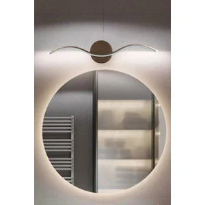Wave Modern Tasarım Kahverengi Gün Işığı Ledli Banyo - Mutfak - Salon LED Duvar Aplik