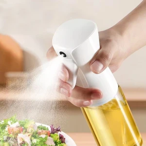 Kısmet Yemeklik Yağ Spreyi Airfryer Yağdanlık Zeytinyağı ve Limon Yağı Sprey Şişesi Sosluk